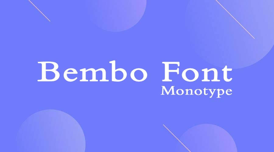 Bembo Font Download Free Mac